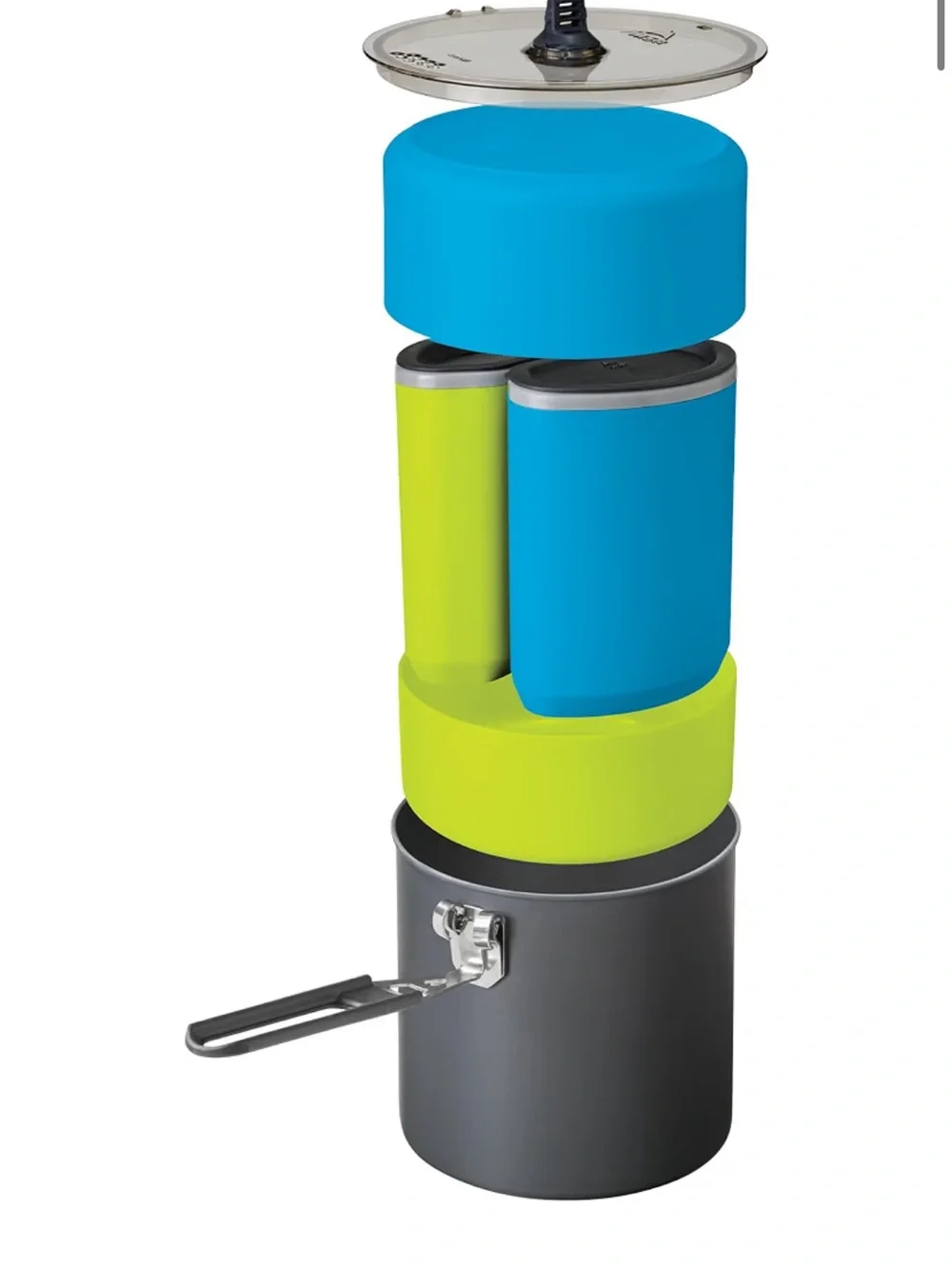 MSR trail lite Duo 2 person cooking system with pocket stove